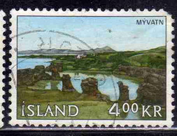 ISLANDA ICELAND ISLANDE ISLAND 1966 VIEWS LANDESCAPES NORTH ISLAND 4k USED USATO OBLITERE' - Gebraucht