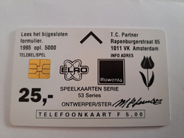 NETHERLANDS  CHIPCARD   CARD KING /AMSTEL// FL 5,00 ,- PRIVATE  NO CRD 227 MINT  CARD    ** 10989 ** - Sin Clasificación