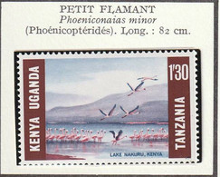 KENYA, UGANDA, TANZANIA - Lac Nakuru, Kenya, Petits Flamants - MNH - Kenya, Ouganda & Tanzanie