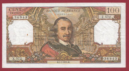 100 Francs "Corneille"--Du 01/07/1971.M---ALPH.Z.572------dans L 'état - 100 F 1964-1979 ''Corneille''