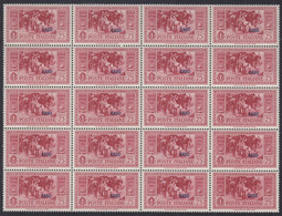 1932 Blocco Di 20 Valori Sass. 22 MNH** Cv 2800 - Egée (Caso)