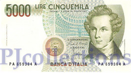 ITALIA - ITALY 5000 LIRE 1985 PICK 111a AU - 5000 Lire