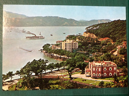 MACAU 1970'S, BIG VIEW W/GOVERNOR MANSION AND FERRY TO HK,  BOOK STORE PRINTING, SIZE 14,8 X 10CM, #105 - Macao