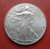 USA Stati Uniti 1 Dollaro 2016 Argento Puro - United States Dollar Eagle Liberty Silver Bullion 99,9% Oz Oncia - Commemoratives