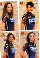 Cyclisme Cartes Postale Team G.S. TOP GIRLS. Fassa Bortolo  Feminines Complet 2022 - Ciclismo