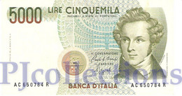 ITALIA - ITALY 5000 LIRE 1985 PICK 111b VF - 5000 Liras