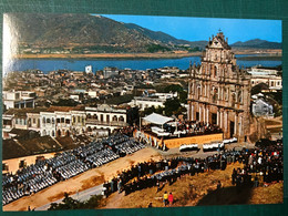 MACAU 1964 RUINS OF ST. PAUL CELEBRATING THE 400TH ANNI OF THE JESUITAS. RARE OST CARDS. #109 - Macao