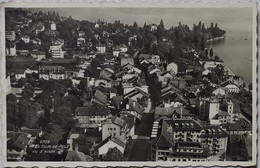 LA TOUR DE PEILZ (Suisse) - Vu D'avion (Vue Peu Courante, Nombreuses Maisons Bien Visibles) - La Tour-de-Peilz