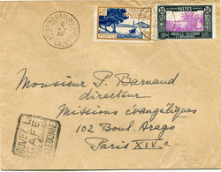 NOUVELLE-CALEDONIE LETTRE DEPART HOUAILOU 6 OCT 36 Nelle CALEDONIE POUR LA FRANCE - Covers & Documents