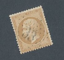 FRANCE - N°21 OBLITERE AVEC ETOILE DE PARIS 33 - 1862 - 1862 Napoleone III