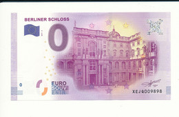 Billet Souvenir - 0 Euro - XEJQ - 2017-4 - BERLINER SCHLOSS - N° 9898 - Vrac - Billets