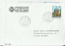 LUXEMBURG CV 1987 - Lettres & Documents