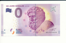 Billet Souvenir - 0 Euro - XEJF - 2017-2 - 300 JAHRE HERKULES 1717-2017 - N° 16656 - Alla Rinfusa - Banconote