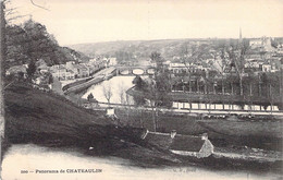 CPA France - Panorama De Châteaulin - G B Brest - Rivière - Pont - Paysage - Maisons - Châteaulin