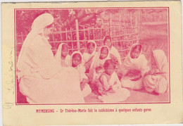 Calendrier 1934 Petit Format  Mymensingh  Sr Thérèse Marie Fait Le Catéchisme à Quelques Enfants Garos - Petit Format : 1921-40