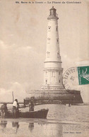 CPA France - Entrée De La Gironde - Le Phare De Cordouan - Cliché Braun - Oblitérée 1913 - Animé - Barque - Mer - Autres & Non Classés