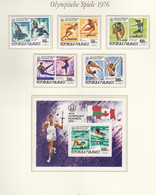 MADAGASKAR  822-826 + Block 16, Postfrisch **, Medaillengewinner Bei Den Olympischen Sommerspiele, Montreal, 1976 - Madagascar (1960-...)