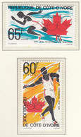 ELFENBEINKÜSTE  491-492, Postfrisch **, Olympische Sommerspiele In Montreal, 1976 - Costa De Marfil (1960-...)
