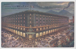 ITALY NAPOLI "MAGAZZINI ITALIANI MELE" Cartolina PUBBLICITARIA ADVERTISING PC 1910s - Napoli (Naples)