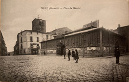 Mèze - La Place Du Marché - Les Halles - Mèze