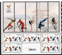 OLYMPICS - BELGIUM - 2021 - TOKYO OLYMPICS SOUVENIR SHEET   MINT NEVER HINGED - Sommer 2020: Tokio