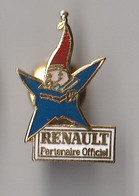 PIN'S  JEUX OLYMPIQUES  ALBERTVILLE 92  LA MASCOTTE      RENAULT - Jeux Olympiques