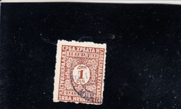 JUGOSLAVIA  1922 - Unificato  S  70° - Servizio - Dienstzegels