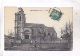 CPA DPT 60 MONTJAVOULT, L EGLISE En 1913! - Montjavoult