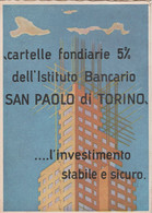 T295 - ISTITUTO SAN PAOLO TORINO - CARTELLE FONDIARIE 5% - Banche