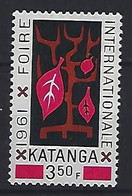 Katanga 1961  International Messe 3.50 Fr  (*) MM  Mi.72 - Katanga