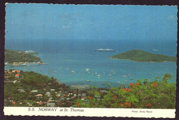 AK 077087 U.S. VIRGIN ISLANDS - S.S. Norway At St. Thomas - Virgin Islands, US