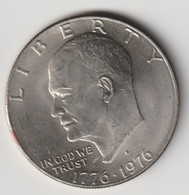 U.S.A. 1976 D: 1 Dollar, KM 206 - 1971-1978: Eisenhower