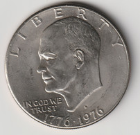 U.S.A. 1976 D: 1 Dollar, KM 206 - 1971-1978: Eisenhower
