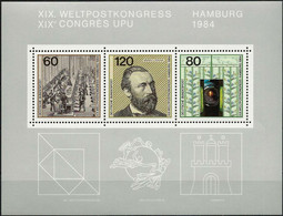 DEUTSCHLAND 1984 Mi-Nr. Block 19 ** MNH - 1981-1990