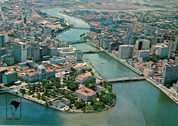 BRASIL - RECIFE - Vista Aérea - Praça Da República E Rio Capibaribe - Recife