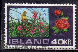 ISLANDA ICELAND ISLANDE ISLAND 1972 HOTHOUSE GARDENING TOMATOES 40k USED USATO OBLITERE' - Used Stamps