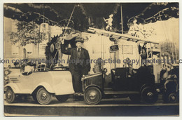 Showman And His Carousel / Funfair - Ride (Vintage RPPC Belgium ~1920s/1930s) - Fairs