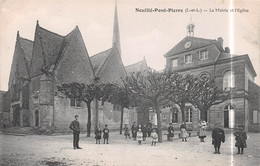 NEUILLE-PONT-PIERRE (Indre-et-Loire) - La Mairie Et L'Eglise - Neuillé-Pont-Pierre