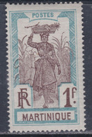 Martinique N° 75 XX  Partie De Série : 1 F. Bleu-vert Sans Charnière, TB - Strafport