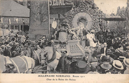 76-ROUEN- MILLENAIRE NORMAND- ROUEN 1911- CHAR DE LA REINE DES REINES - Rouen