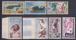 COTES DES SOMALIS - 1947/1958 - ANNEE COMPLETE POSTE AERIENNE - YT N° 20/26 ** MNH - COTE = 202 EUR. - Ongebruikt