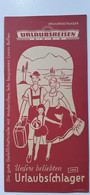 C4970/ Urlaubsreisen GmbH Busreisen Prospekt 12 Seiten 1958 - Tourism Brochures