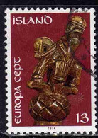 ISLANDA ICELAND ISLANDE ISLAND 1974 EUROPA CEPT UNITED 13k USED USATO OBLITERE' - Used Stamps