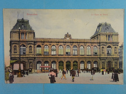 Bruxelles La Gare Du Nord - Chemins De Fer, Gares