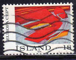 ISLANDA ICELAND ISLANDE ISLAND 1975 EUROPA CEPT UNITED 18k USED USATO OBLITERE' - Usati