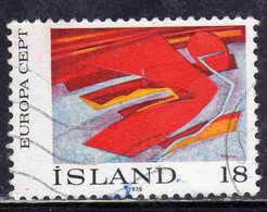 ISLANDA ICELAND ISLANDE ISLAND 1975 EUROPA CEPT UNITED 18k USED USATO OBLITERE' - Oblitérés