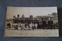 Congo Belge; 1925 ,Chemin De Fer,,ancienne Photo  Originale,Train,locomotive,animé - Africa