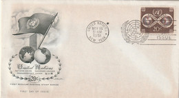 United Nations 1951 FDC - Cartas & Documentos