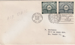 United Nations 1953 FDC - Cartas & Documentos