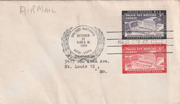 United Nations 1954 FDC - Cartas